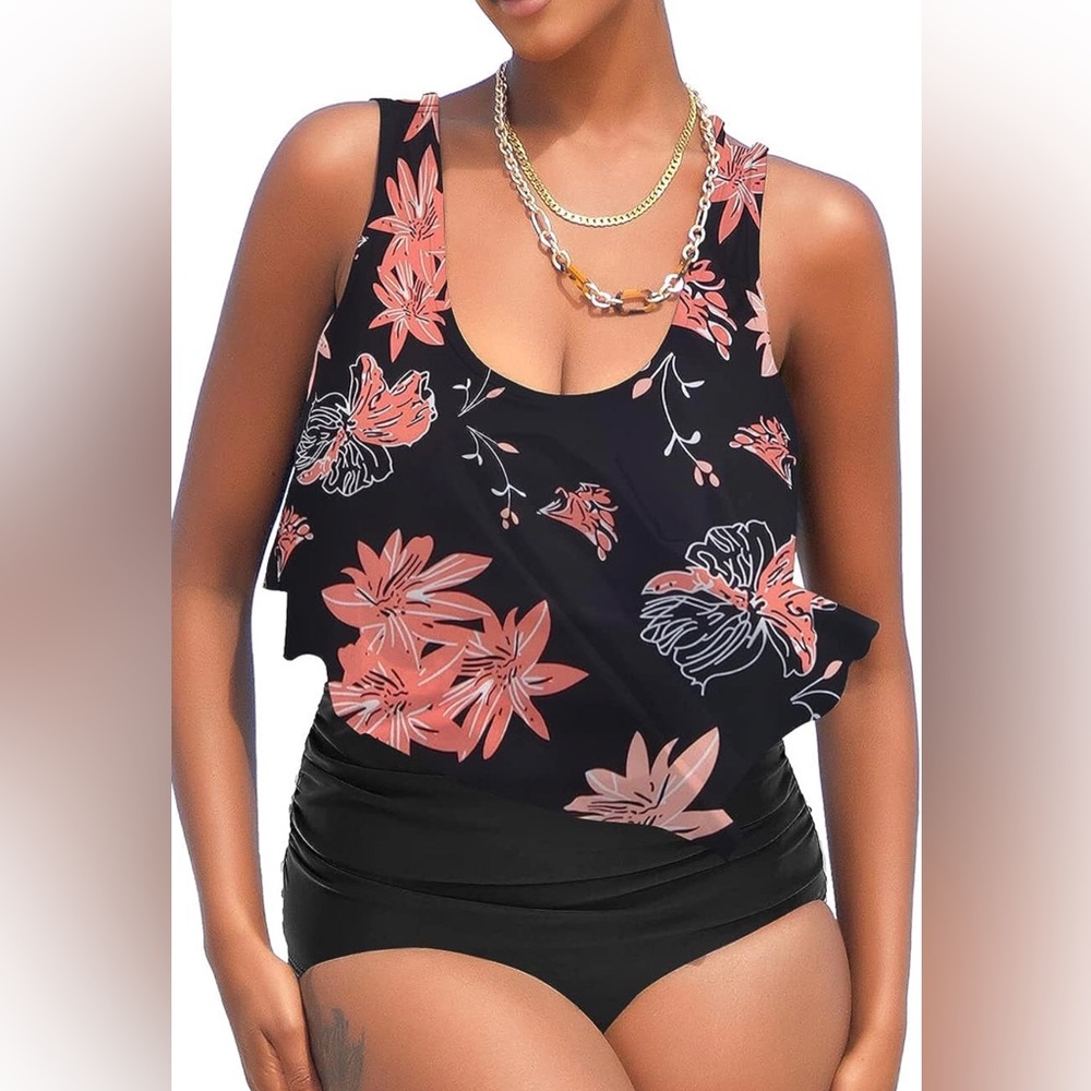 I2CRAZY Women High Waisted Swimsuit Two Piece